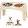 Iris USA Elevated Feeder Dog Bowls