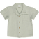 Lindex Kid's Shirt & Short Set - Light Dusty Green