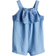 H&M Cotton Muslin Romper Suit - Blue (1229267001)