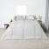 OHS 10.5 Tog Teddy Fleece Housse de couette Gris, Argent (200x200cm)