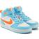 Nike Court Borough Mid 2 PSV - Aquarius Blue/White/Total Orange