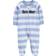 Carter's Baby's Little Brother 2-Way Zip Cotton Sleep & Play - Blue