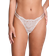 Victoria's Secret Double Shine Strap Lace Thong Panty - Coconut White