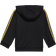 Adidas Toddler Sportswear Essentials Shiny Hooded Tracksuit - Black/Gold Metallic