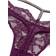 Victoria's Secret Shine Strap Cut Out Back Lace Thong Panty - Grape Soda