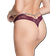 Victoria's Secret Shine Strap Cut Out Back Lace Thong Panty - Grape Soda