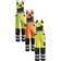 Snickers arbejdsoveralls 0113, Hi-vis Gul/Marine