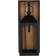 Litton Lane Suspended Arched Cutout Black/Brown Lantern 16"