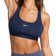Nike Swoosh Light Support Women's Non-Padded Sports Bra - Midnight Navy/White