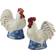 Certified International Gilded Rooster 3D Pepper Mill, Salt Mill 2pcs 4.5"