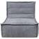 ICON Otto Lounger Charcoal Grey Sofa 76cm 1 Seater