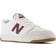 New Balance 480 - White/NB Burgundy/Airyteal