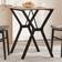 vidaXL 357929 Black Pied de table 73cm