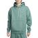 Nike Solo Swoosh Men's Fleece Pullover Hoodie - Bicoastal/White