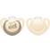 Nuk for Nature Baby Dummy 0-6 Months Sustainable Silicone Soothers Made from 100% Natural Raw Materials Cream 2 Count