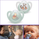 Nuk star baby dummy 0-6 months soothes 99% of babies bpa-free silicone