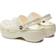 Crocs Classic Platform Glitter Clog - Chalk