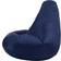 Bean Bag Bazaar Recliner Gaming Navy Blue Bean Bag