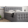 Fun furniture Anker Grey Boxspringbett 180x200cm