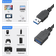 Nordic USB3-710 3.0 USB A - USB A M-F 1m