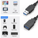 Nordic USB3-730 3.0 USB A - USB A M-F 3m