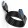Nordic USB3-705 3.0 USB A - USB A M-F 0.5m