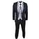 Truclothing Men's Tailored Wedding Suit 3 Piece - Black