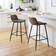 Dunelm Jayden Grey Bar Stool 86cm