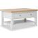 Roseland Furniture Farrow Grey Coffee Table 55x85cm