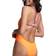 Jolyn Women's Perry Fixed Back One Piece Swimsuit - Sunkist/Fnch Mlbry/Mint