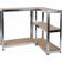 Kinzo Wood Stainless Steel Brown/Silver/Chrome Estantería 75x172cm