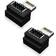 Nordic AE-104 10Gbps 3.1 USB E - USB E 90 Degree Angled Adapter M-F