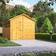 power Apex Wooden Garden Shed (Building Area 8.85 m²)
