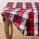 Saro Lifestyle Patriotic Plaid & Star Design Tablecloth Multicolor (177.8x127)