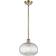 Innovations Lighting Ithaca Antique Brass/Clear Pendant Lamp 10"