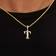 GLD Texas Rangers Micro Logo Pendant Yellow Gold, 18k