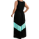 Shein VCAY Women's Plus Size Color Block Round Neck Sleeveless Dress
