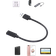 Nordic C-OTG6 480Mbps USB A - USB C M-F 0.5m