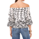 Vince Camuto Off The Shoulder Bubble Sleeve Tie Front Blouse - New Ivory