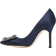 Manolo Blahnik Hangisi 105 mm - Navy