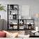 IKEA JÄTTESTA Black Hyllsystem 200x195cm