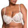 Victoria's Secret Women's Wicked Unlined Boho Floral Embroidery Balconette Bra - Coconut White