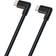 Nordic USBC-N1121 100W 5A 10Gbps 3.2 Gen2 USB C - USB C Angled M-M 0.5m