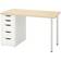 IKEA Alex Lively Pine Effect White Skrivbord 60x120cm
