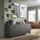 Ikea Besta Dark Grey/Lappviken/Stubbarp Sideboard 180x74cm