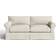 Birch Lane Amari Slipcovered Bayou Natural Washable Canvas Sofa 83" 3 Seater