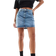 ASOS DESIGN Petite High Waist Mini Skirt - Wash Blue Denim