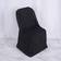 BalsaCircle Polyester Folding Loose Chair Cover Black (86.4x48.3)