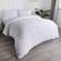OHS Seersucker Geo Duvet Cover White