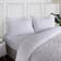 OHS Seersucker Geo Duvet Cover White